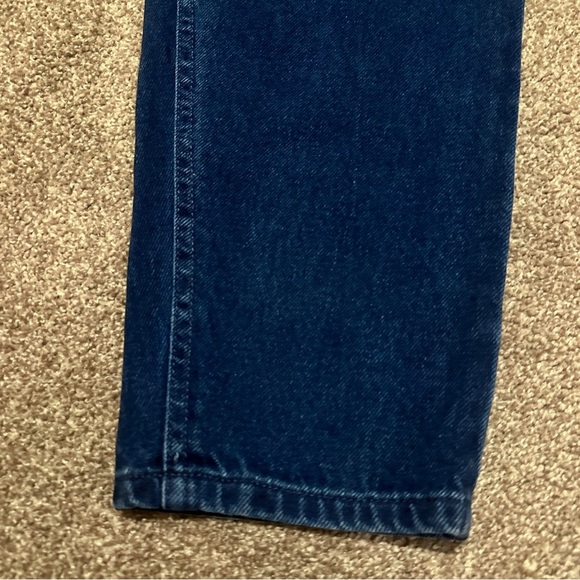 Vintage 80s Lee Dark Wash Tapered Straight Leg High Rise Jeans Women’s Size 32 - Picture 9 of 15